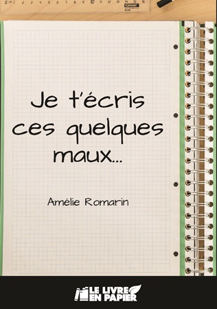 Illustration pour un livre publié : Je t'écris ces quelques maux