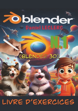 Illustration pour un livre publié : Blender 3D Numéro 1