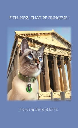 Illustration pour un livre publié : Fith-Ness, chat de princesse !
