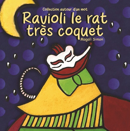 Illustration pour un livre publié : Ravioli le rat très coquet