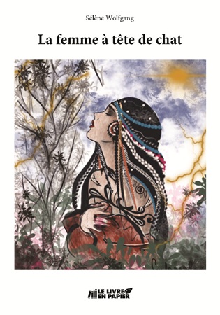 Illustration pour un livre publié : La femme à tête de chat