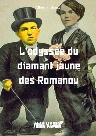 Illustration pour un livre publié : L'odyssée du diamant jaune des Romanov