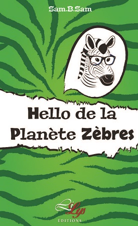 Illustration pour un livre publié : Hello de la Planète Zèbres