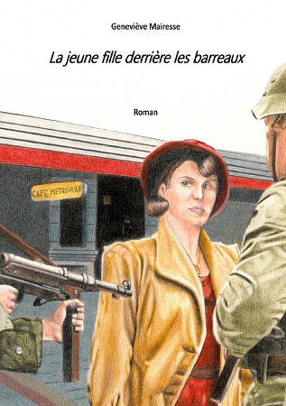 Illustration pour un livre publié : La jeune fille derrière les barreaux