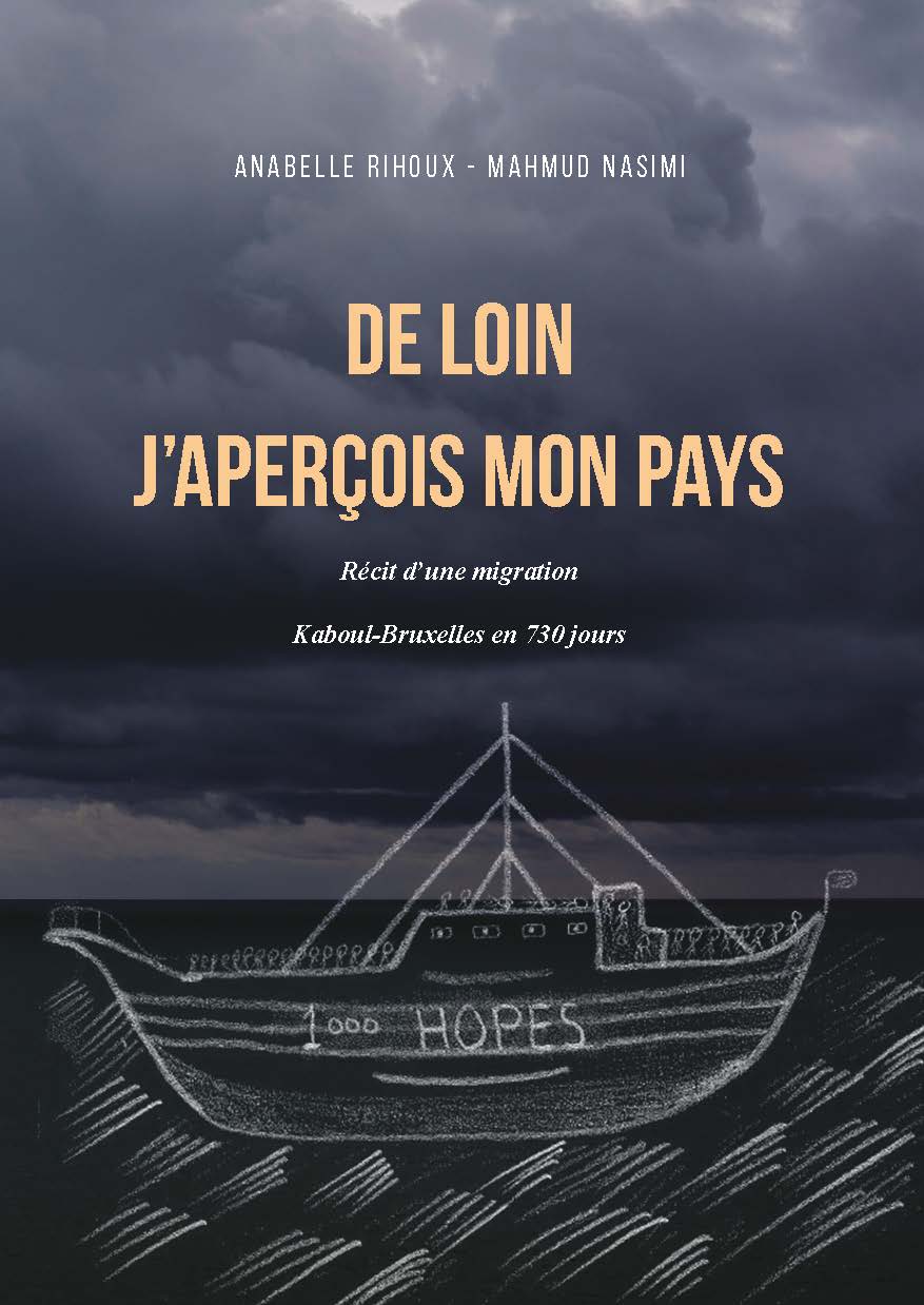 Illustration pour un livre publié : De loin j'aperçois mon pays