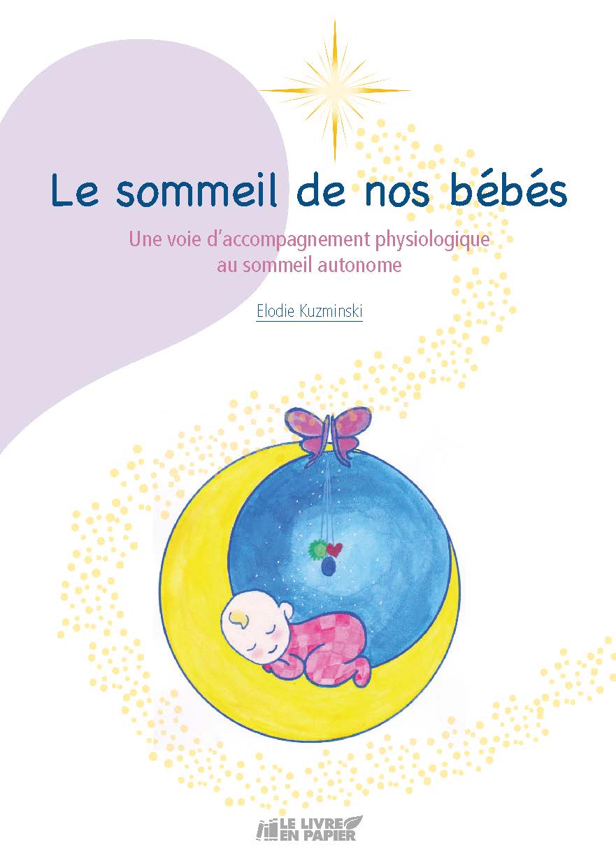 Illustration pour un livre publié : Le sommeil de nos bébés, une voie d'accompagnement physiologique au sommeil autonome