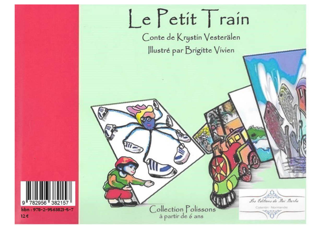 Illustration pour un livre publié : Le Petit Train (bilingue français-anglais)