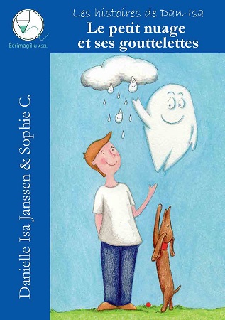 Illustration pour un livre publié : Le petit nuage et ses gouttelettes