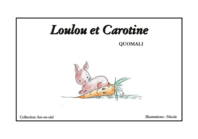 Illustration pour un livre publié : Loulou et Carotine