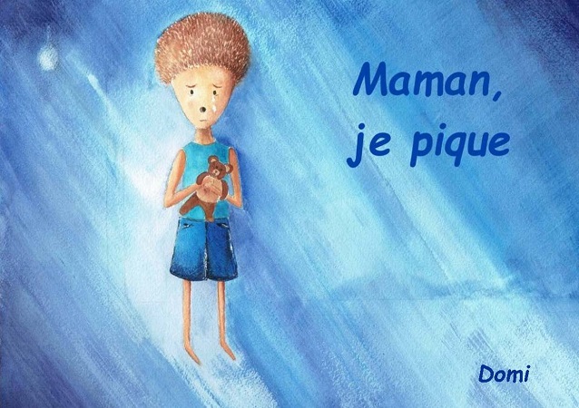 Illustration pour un livre publié : Maman, je pique