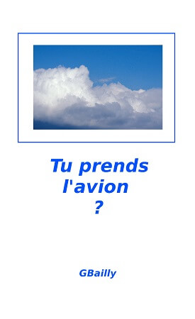 Illustration pour un livre publié : Tu prends l'avion ?