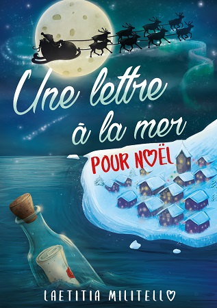 Illustration pour un livre publié : Une lettre à la mer pour Noël