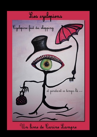 Illustration pour un livre publié : Les cyclopiens / Cyclopine fait du shopping