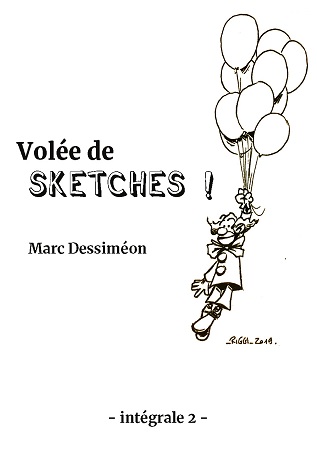 Illustration pour un livre publié : Volée de sketches 2