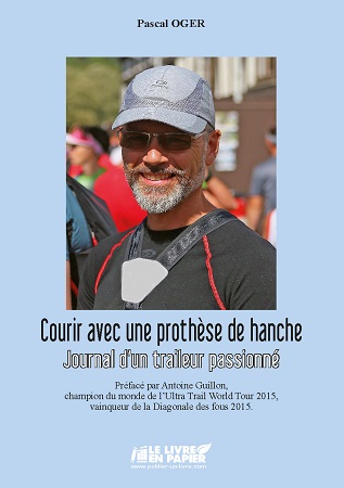 Illustration pour un livre publié : Courir avec une prothèse de hanche Journal d'un traileur passionné