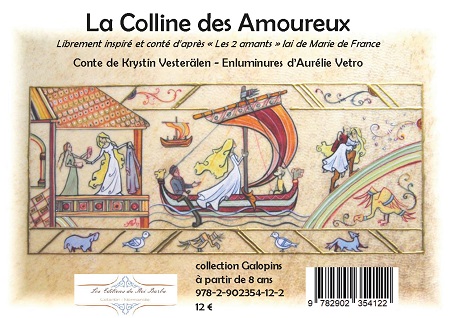 Illustration pour un livre publié : La Colline des amoureux (bilingue français-normand)