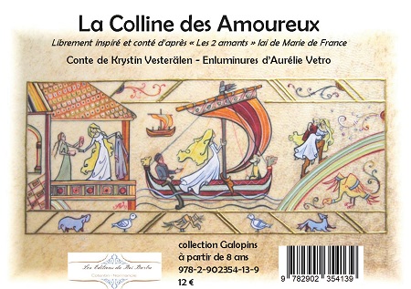 Illustration pour un livre publié : La colline des amoureux (Bilingue français-allemand)