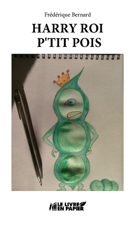 Illustration pour un livre publié : Harry p'tit pois et la tribu des légumes verts