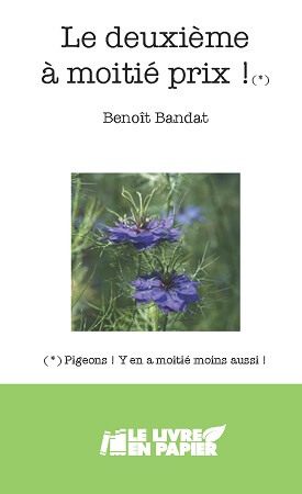 Illustration pour un livre publié : Le deuxième à moitié prix