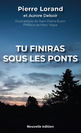 Illustration pour un livre publié : Tu finiras sous les ponts