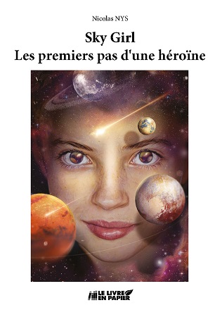 Illustration pour un livre publié : Sky Girl - Les premiers pas d'une héroïne