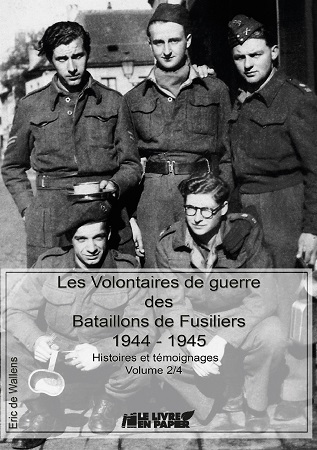 Illustration pour un livre publié : Les Volontaires de guerre des Bataillons de Fusiliers. 1944 -1945. Histoires et témoignages. Volume 2/4