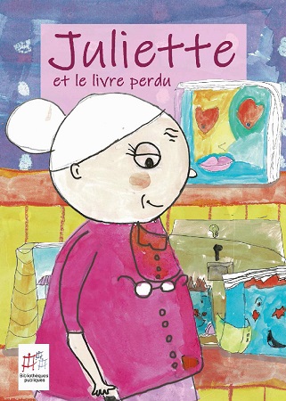 Illustration pour un livre publié : Juliette et le livre perdu
