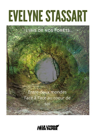 Illustration pour un livre publié : L'iris de nos forêts, entre-deux mondes, face-à-face au cœur de soi