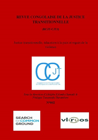 Illustration pour un livre publié : JUSTICE TRANSITIONNELLE, EDUCATION A LA PAIX ET REGAIN DE LA VIOLENCE