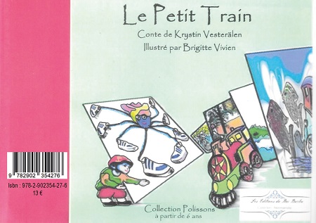 Illustration pour un livre publié : Le petit train (bilingue Français-Normand)