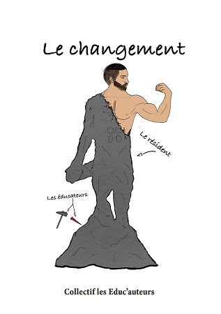 Illustration pour un livre publié : Le changement