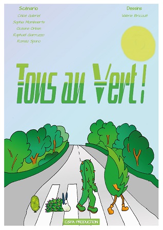 Illustration pour un livre publié : Tous au vert !