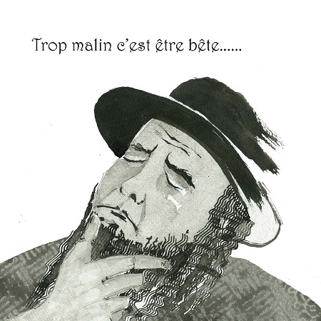Illustration pour un livre publié : Conte oriental - Trop malin c'est être bête.....