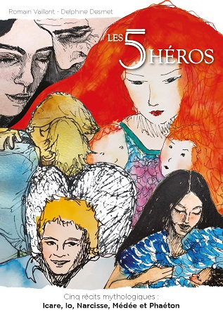 Illustration pour un livre publié : Les 5 Héros