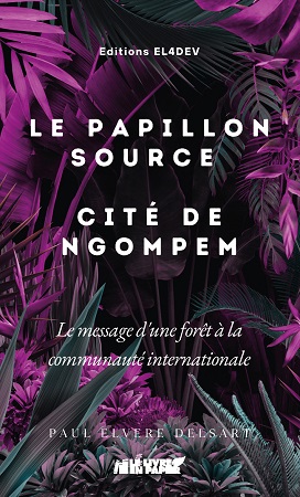 Illustration pour un livre publié : Le Papillon Source – Cité de NGOMPEM
