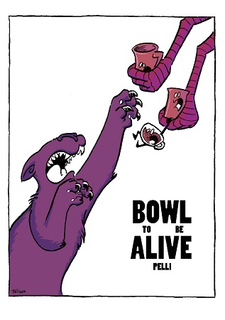 Illustration pour un livre publié : Bowl to be Alive