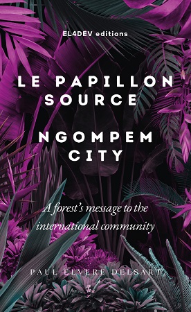 Illustration pour un livre publié : Le Papillon Source - Ngompem City