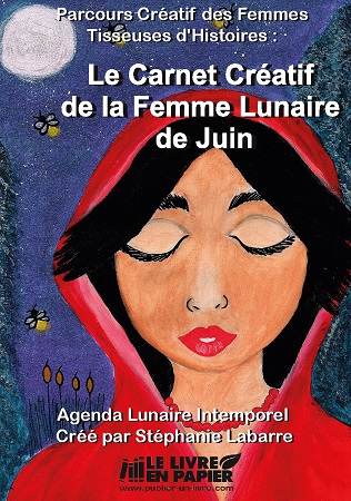 Illustration pour un livre publié : Le Carnet Créatif de la Femme Lunaire de Juin