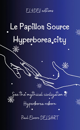 Illustration pour un livre publié : Le Papillon Source – Hyperborea City