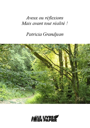 Illustration pour un livre publié : Aveux ou réflexions Mais avant tout réalité!