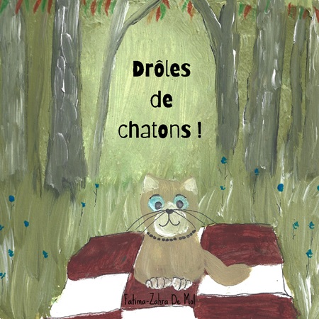 Illustration pour un livre publié : Drôles de chatons !