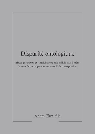 Illustration pour un livre publié : Disparité ontologique