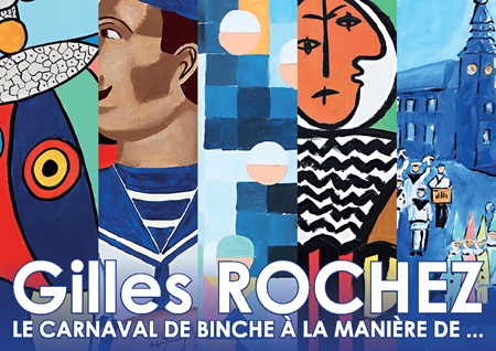 Illustration pour un livre publié : Gilles Rochez - Le Carnaval de Binche à la manière de ...