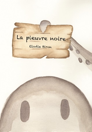 Illustration pour un livre publié : La  pieuvre noire