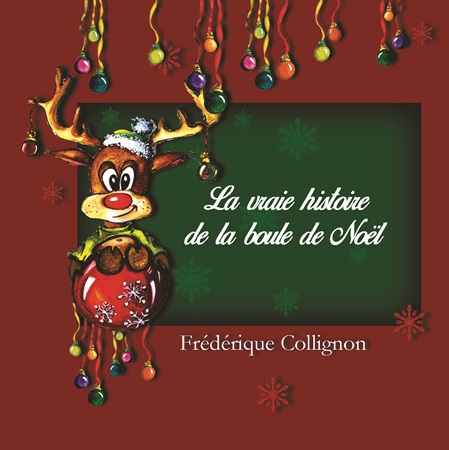 Illustration pour un livre publié : La vraie histoire de la boule de Noël 