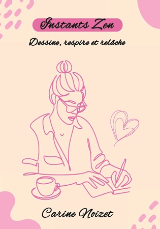 Illustration pour un livre publié : Instants zen – Dessine, respire et relâche