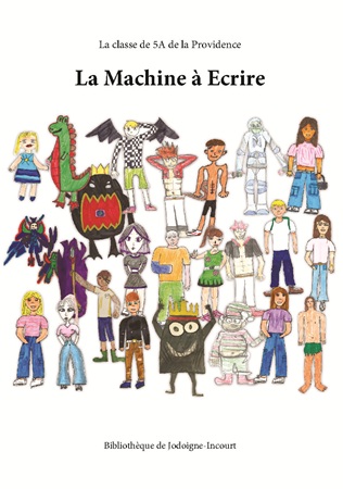 Illustration pour un livre publié : La Machine à Ecrire