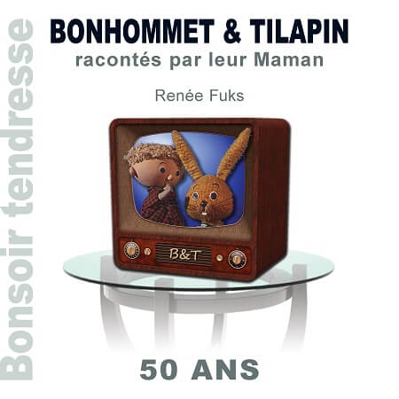 Illustration pour un livre publié : Bonhommet et Tilapin racontés par leur maman