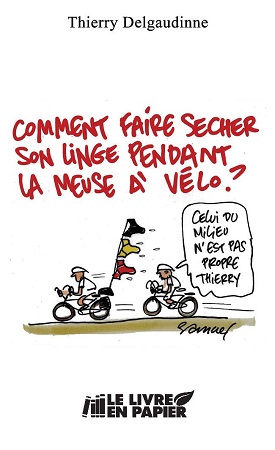 Illustration pour un livre publié : Comment faire sécher son linge pendant la Meuse à vélo ?