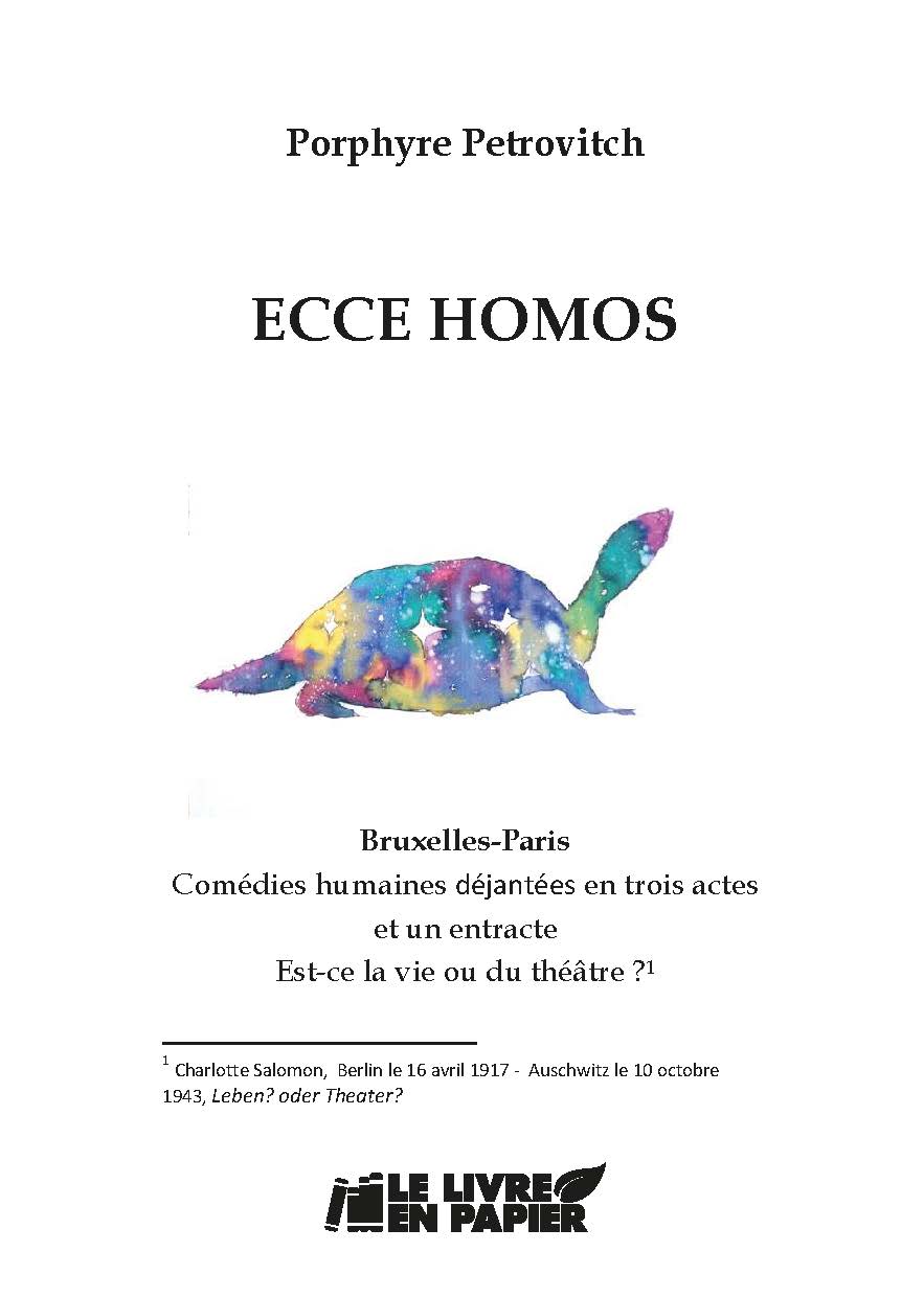 Illustration pour un livre publié : Ecce Homos